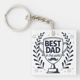 Best Vater Trophy Design - Vatertagsgeschenk Schlüsselanhänger