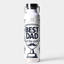 Best Vater Trophy Design - Vatertagsgeschenk Trinkflasche