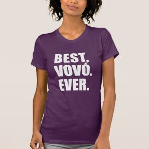 Best Vovo je Portugiesisch Oma (ON DARK) T-Shirt