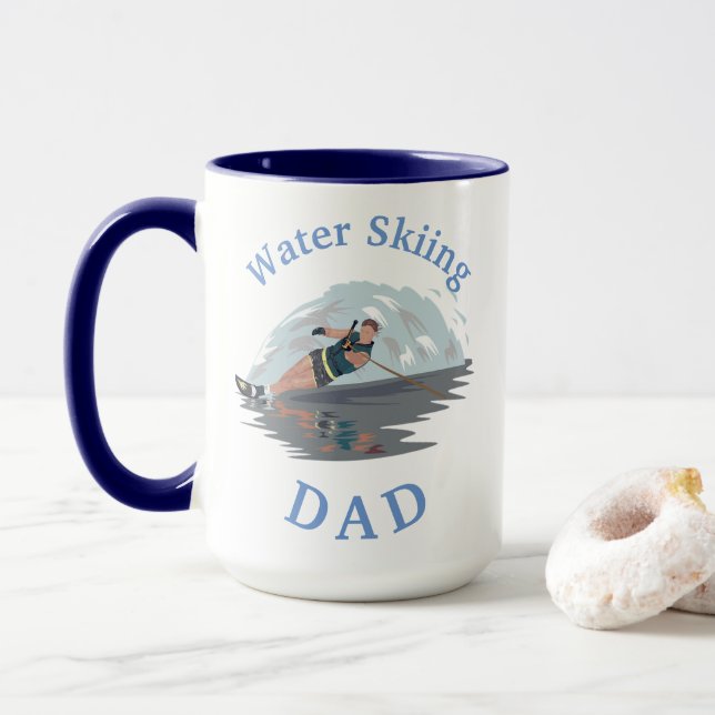 Best "Water Ski VATER" Ever! Der Kaffee des Vaters Tasse (Mit Donut)