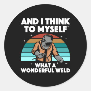 Best Welding Arc Welder Pipeliner Ironworker Runder Aufkleber