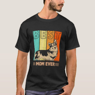 Best Welsh Corgi Hund Mama je Retro Graphic Mama m T-Shirt