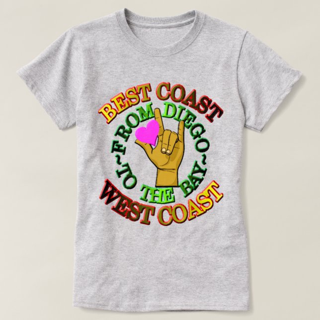 Best West Mocha Luv T-Shirt (Design vorne)