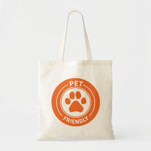 Best Westie Pet Friendly Gezeichnet Paw - Orange Tragetasche