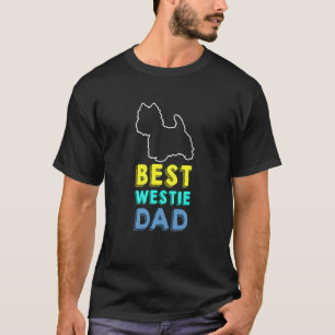 Best Westie Vater West Highland White Terrier Vate T-Shirt