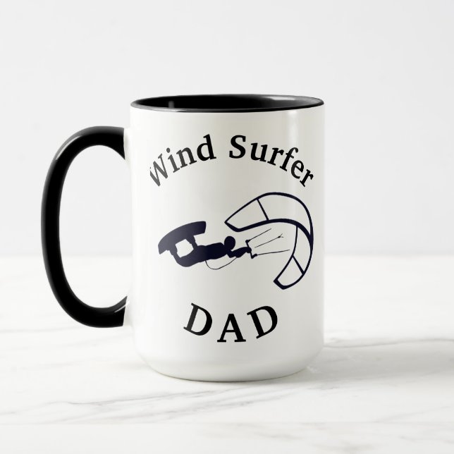 Best "WIND SURFER VATER" Ever! Der Kaffee des Vate Tasse (Links)