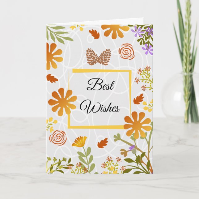 Best Wisches Karte (Vorderseite)