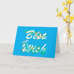 Best Wish Karte