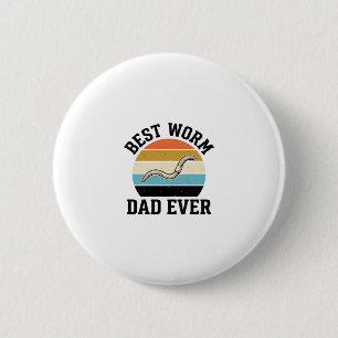 Best Worm Dad Ever Vintage Worm Shirt Design_1 Button