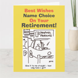 Best Wünsched Hospital Worker Retirement Card Karte