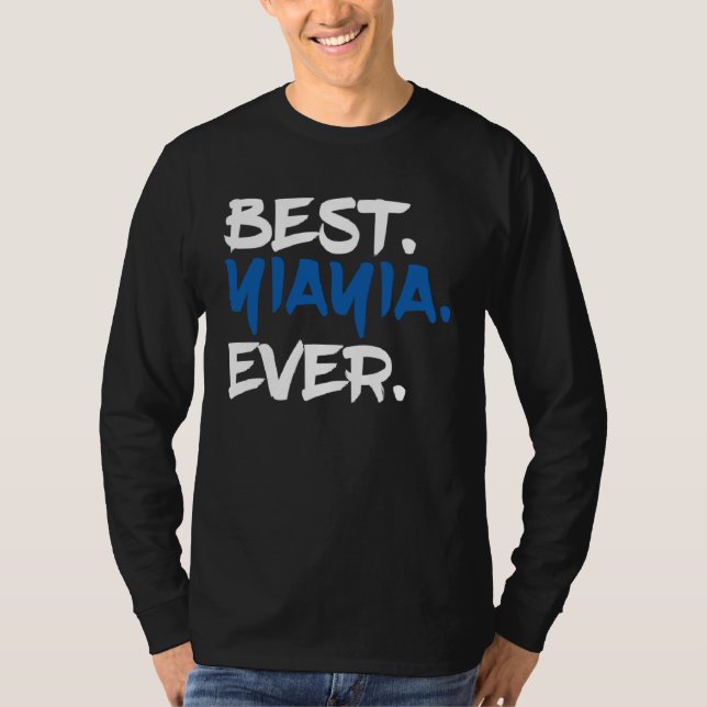 Best Yiayia Ever   Greek Grandma T-Shirt (Vorderseite)