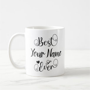 Best Your Name je Typografy Script Kaffeetasse