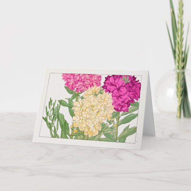 Bestand von Tanigami Konan Karte (Vorderseite)