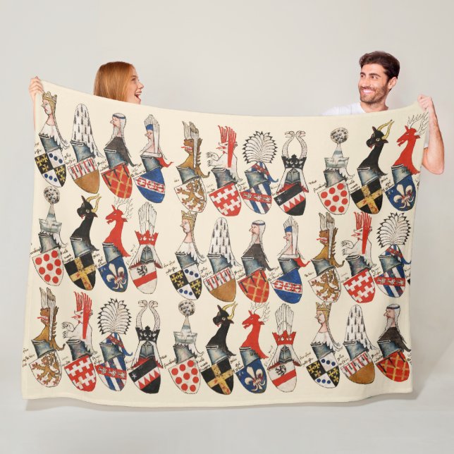 BESTÄNDE VON WAFFEN FÜR MITTELSTADTTEILNEHMER FLEECEDECKE (Beispiel)