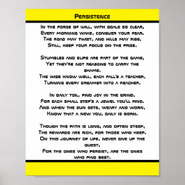 Beständigkeit Poster