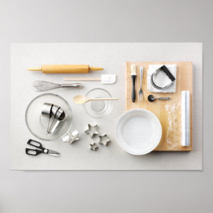 Bestandteile u. Werkzeuge 1 Poster