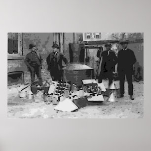 BESTÄTIGTES STILL- UND MOONSHINENVERBOT POSTER