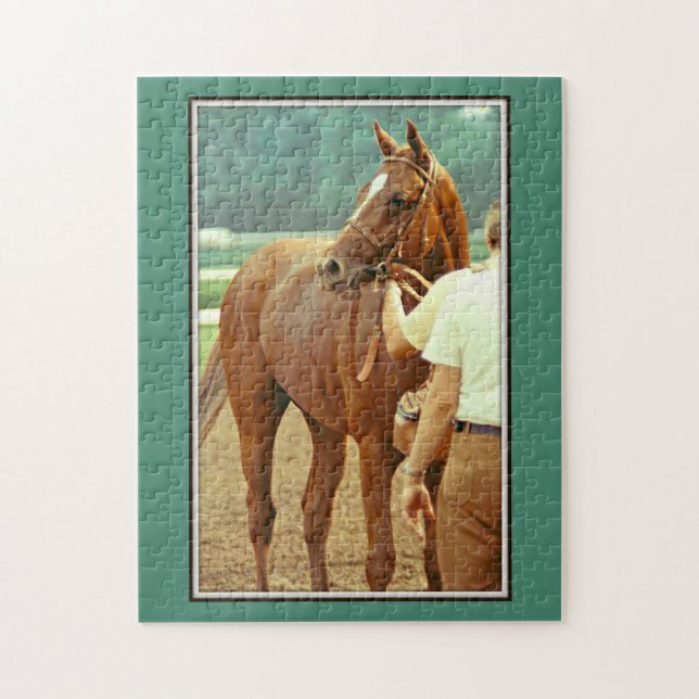Bestätigtes Thoroughbred-Rennpferd 1978 Puzzle (Vertikal)