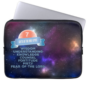 Bestätigung 7 Geschenke des Heiligen Geistes Laptopschutzhülle
