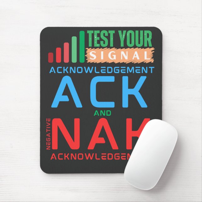 Bestätigung ACK und NAK in der Datenvernetzung Mousepad (Mit Mouse)