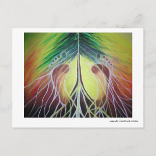 Bestätigung dafür, dass man genau dort ist, wo man postkarte