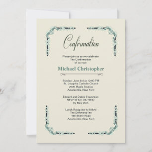 Bestätigung der europäischen Ecken Einladung