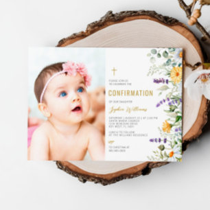 Bestätigung des Fotos Chamomile & Eukalyptus Einladung