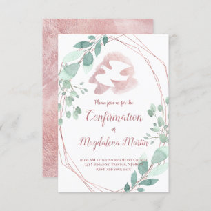 Bestätigung des Textrahmens von Heiligem Geist Einladung