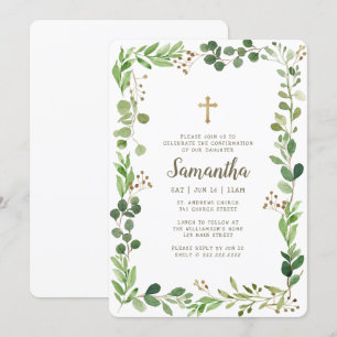 Bestätigung für ihr Aquarellkreuzblatt Einladung