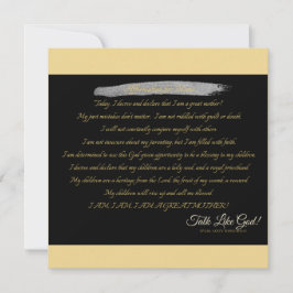 Bestätigung für Mamas - Single-Note-Karte Dankeskarte