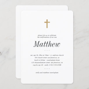 Bestätigung für seine Minimalistischen Imitate Gol Einladung