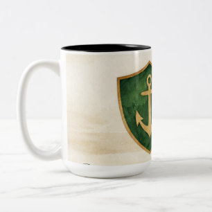 Bestätigung für Wut - Ruhe Bibelvers Zweifarbige Tasse