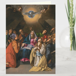 Bestätigung Heiliger Geist Jungfrau Mary Apostles Karte