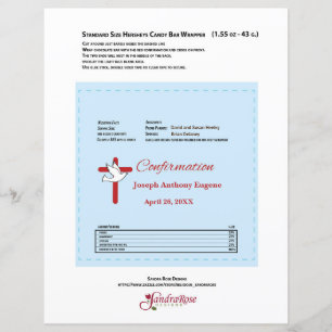 Bestätigung Hershey Candy Bar Wrapper Red Cross