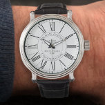 Bestätigung in der Kirche Personalisiert Armbanduhr<br><div class="desc">Eine Uhr zum Gedenken an die religiöse Bestätigung eines Menschen in einer Kirche. Personalisieren Sie die Angabe von Name,  Bestätigung,  Kirche und Datum. Einzigartige Erinnerung an einen besonderen religiösen Anlass.</div>