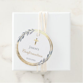 Bestätigung staubblaue Imitate Goldfolie BevorzuTa Geschenkanhänger