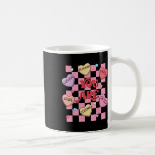 Bestätigungen Candy Heart Lehrer Valentinstag Frau Kaffeetasse