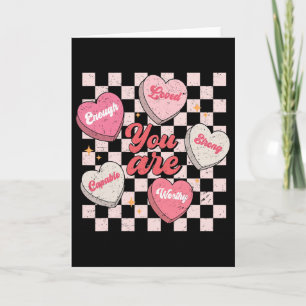 Bestätigungen Candy Heart Lehrer Valentinstag Wo Karte