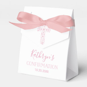 Bestätigungs-Gastgeschenk-Kasten - Mädchen, rosa Geschenkschachtel