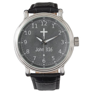 Bestätigungs-Geschenk-Jungen - Bibel-Vers Armbanduhr