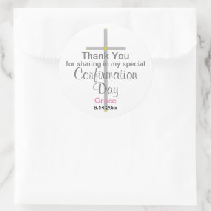 Bestätigungs-Tochter Vielen Dank, dass Sie die Auf Runder Aufkleber