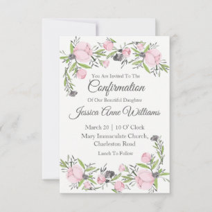 Bestätigungsfarbe Einladung