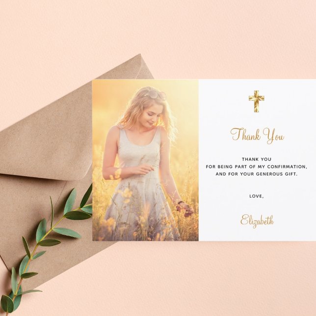 Bestätigungskreuz Foto Dankeschön Karte (Von Creator hochgeladen)