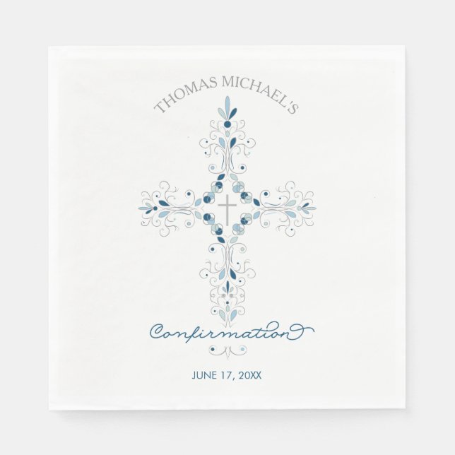 Bestätigungspapier Napkins - Kundenspezifisches Pa Serviette (Vorderseite)