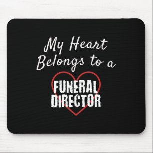 Bestatter Mein Herz gehört der Liebe Valentin Mousepad