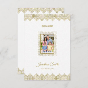 Bestattungskarte Einladung