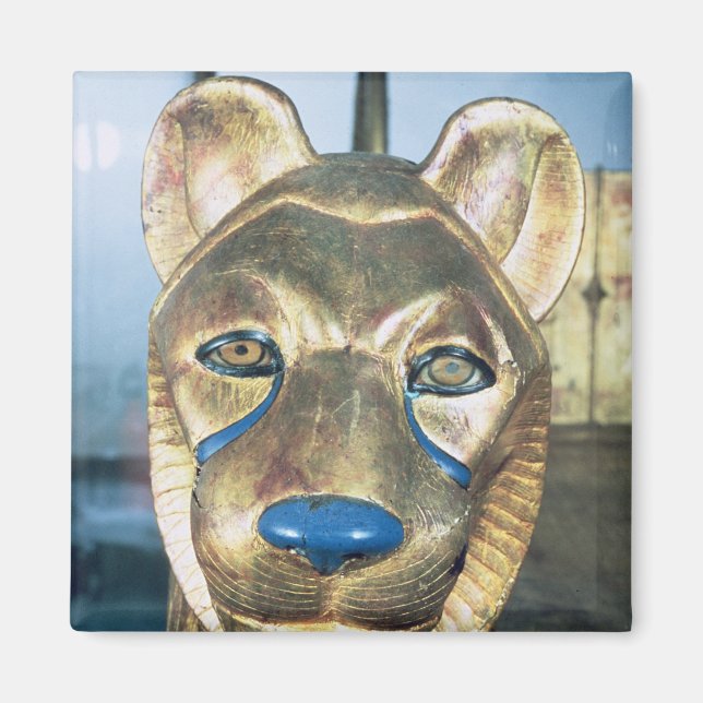 Bestattungskopfbedeckung in Form eines Löwen Magnet (Vorne)