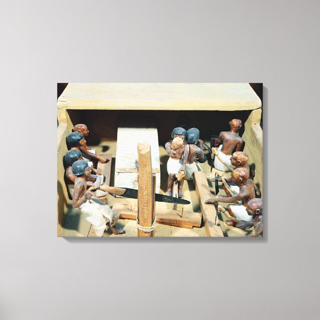 Bestattungsmodell einer Tischlerei Leinwanddruck (Vorderseite)