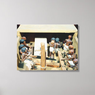 Bestattungsmodell einer Tischlerei Leinwanddruck