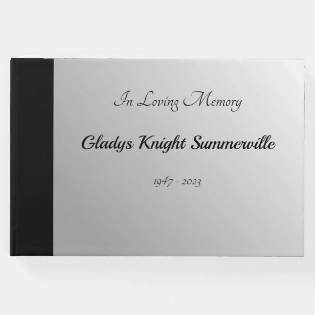 Bestattungsservice Gästebuch | Eternal (Vorderseite)